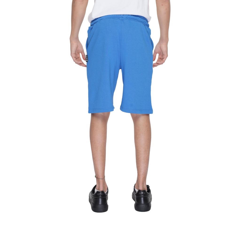 Icon Blue Cotton Bermuda
