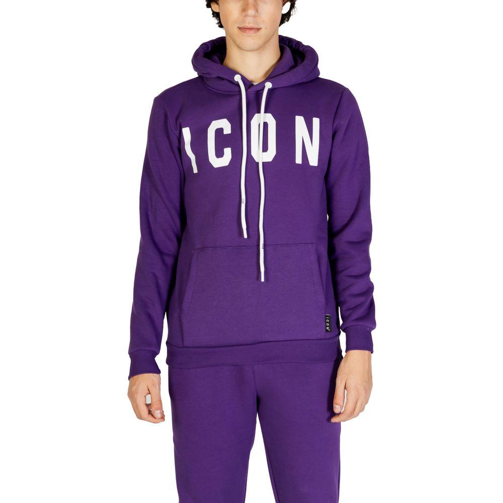 Icon Purple Cotton Sweater Icon Dark Slate Blue