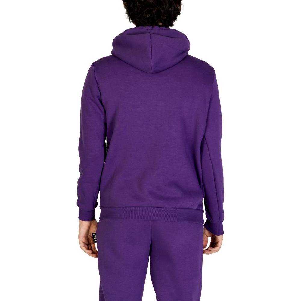 Icon Purple Cotton Sweater Icon Dark Slate Blue