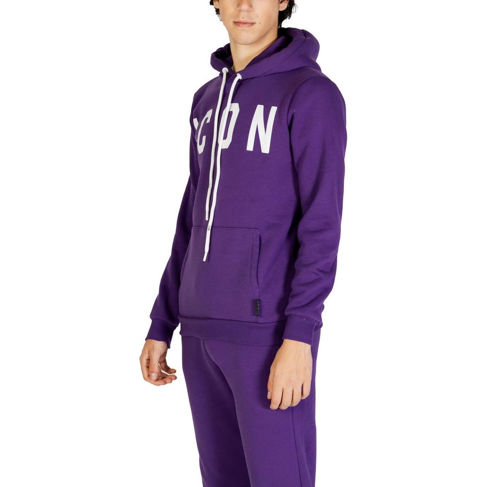 Icon Purple Cotton Sweater Icon Dark Slate Blue