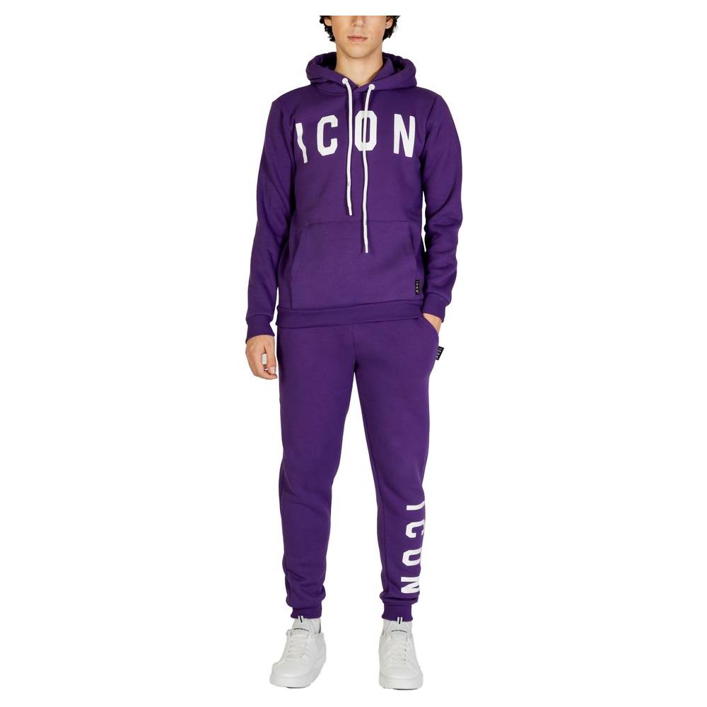 Icon Purple Cotton Sweater Icon Dark Slate Blue