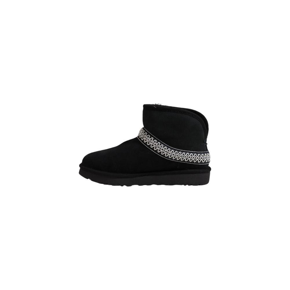 UGG Black Suede Leather Boot UGG Black