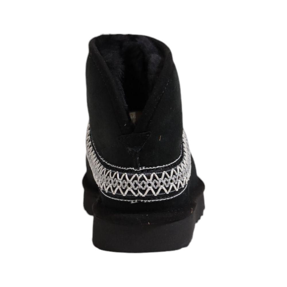 UGG Black Suede Leather Boot UGG Black