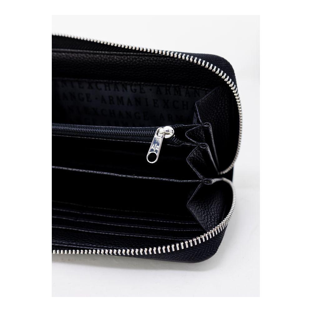 Armani Exchange Black Polyethylene Wallet Armani Exchange Lavender