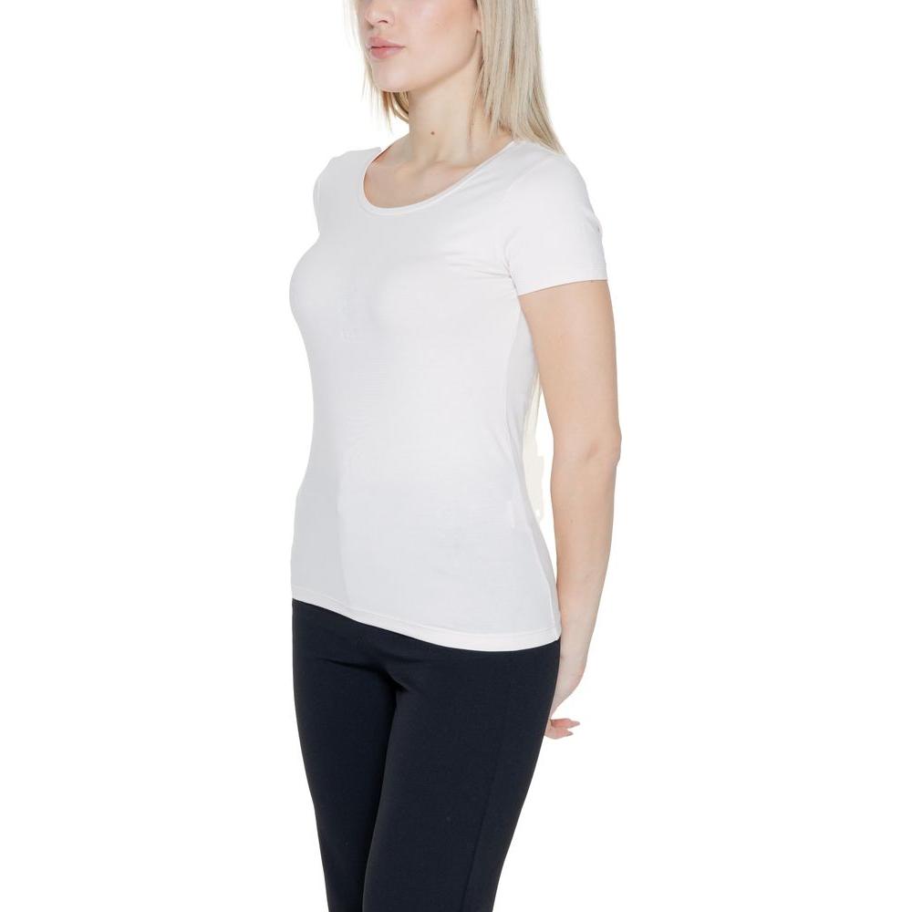EA7 Emporio Armani Pink Cotton Tops & T-Shirt EA7 Emporio Armani Black