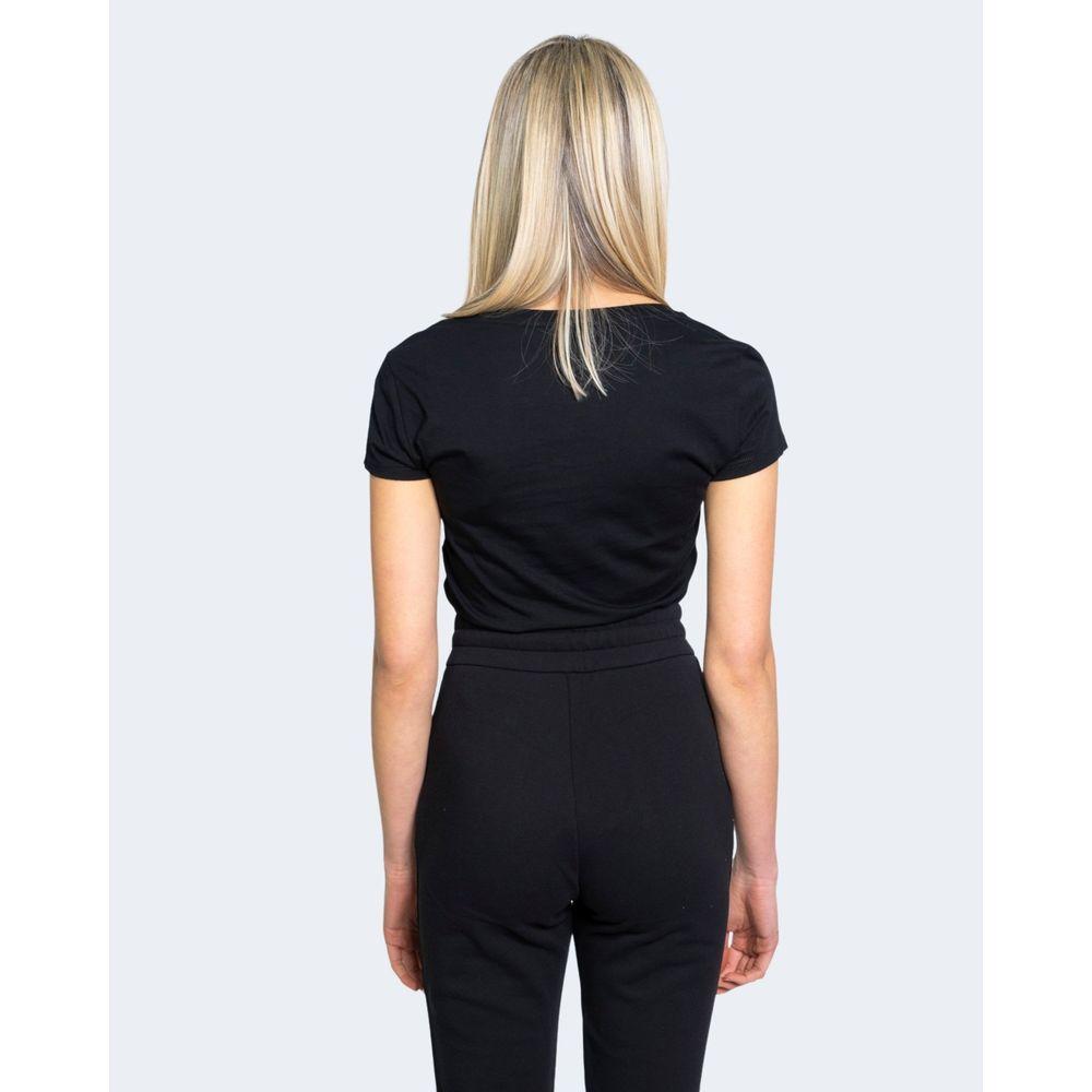 Armani Exchange Black Cotton Tops & T-Shirt Armani Exchange Black