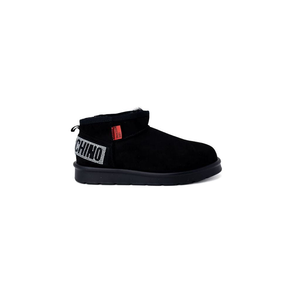 Love Moschino Black Polyester Boot Love Moschino Black