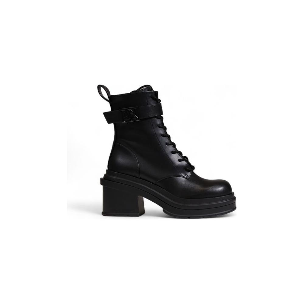 Armani Exchange Black Polyester Boot Armani Exchange Black