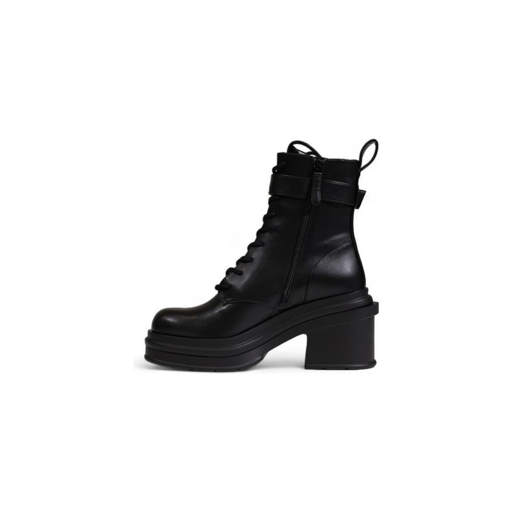 Armani Exchange Black Polyester Boot Armani Exchange Black