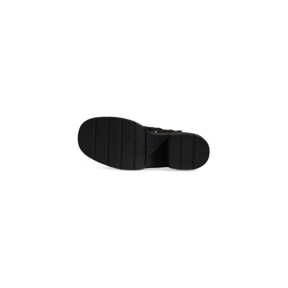Armani Exchange Black Polyester Boot Armani Exchange Black