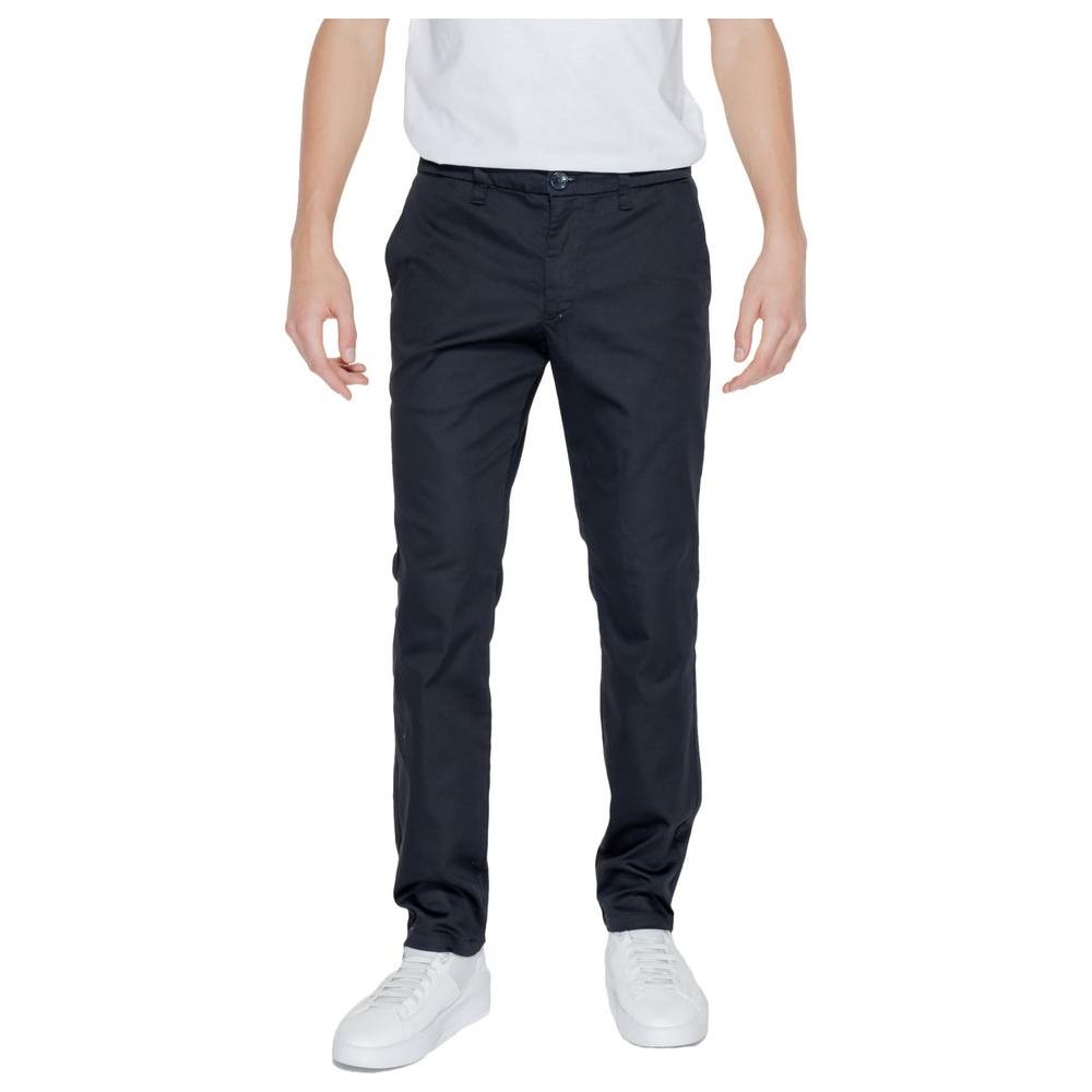 Armani Exchange Black Cotton Jeans & Pant Armani Exchange Dark Slate Gray