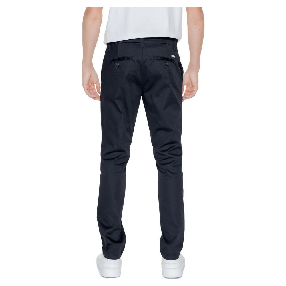 Armani Exchange Black Cotton Jeans & Pant Armani Exchange Light Gray