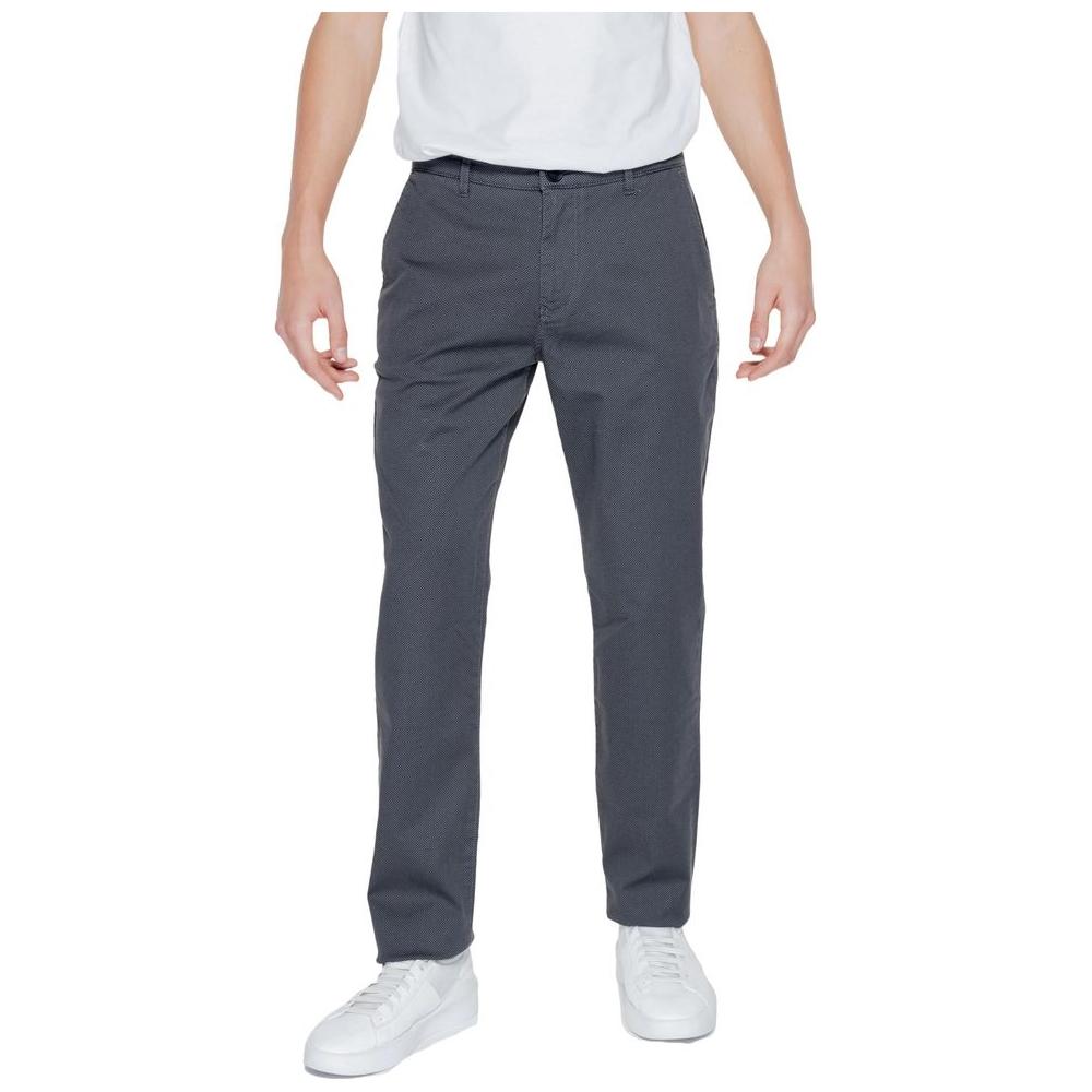 Armani Exchange Black Cotton Jeans & Pant Armani Exchange Light Gray