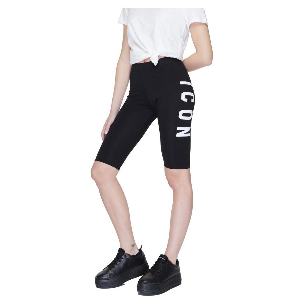 Icon Black Cotton Short Icon Light Gray