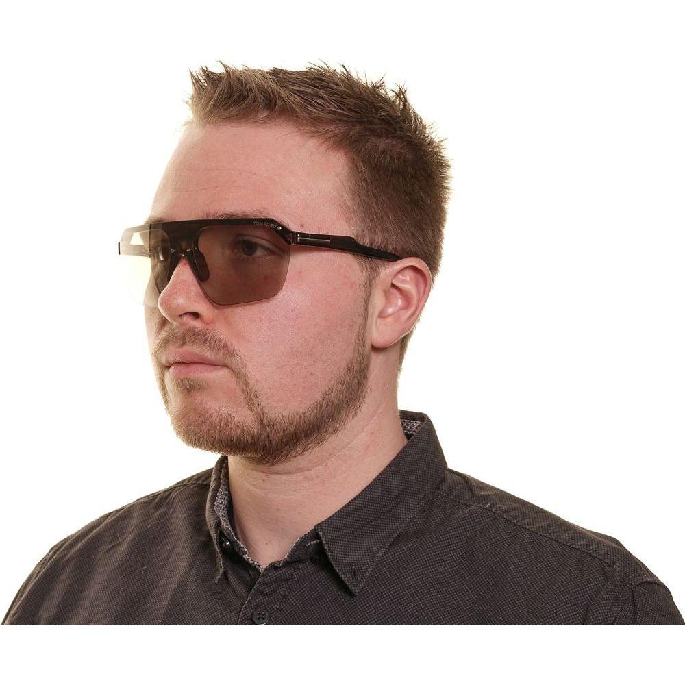 Tom Ford Brown Men Sunglasses Tom Ford Dark Slate Gray