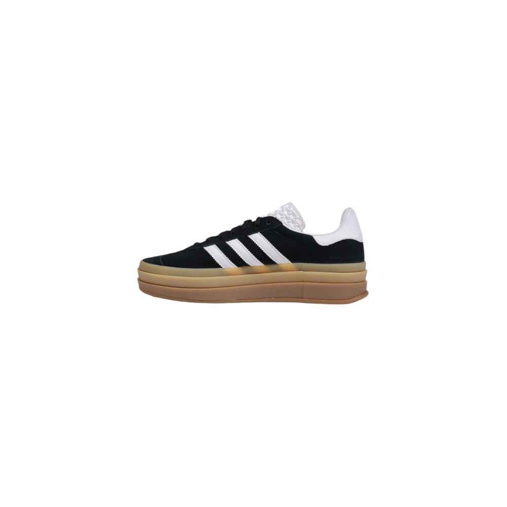 Adidas Black Suede Leather Sneaker Adidas Dim Gray