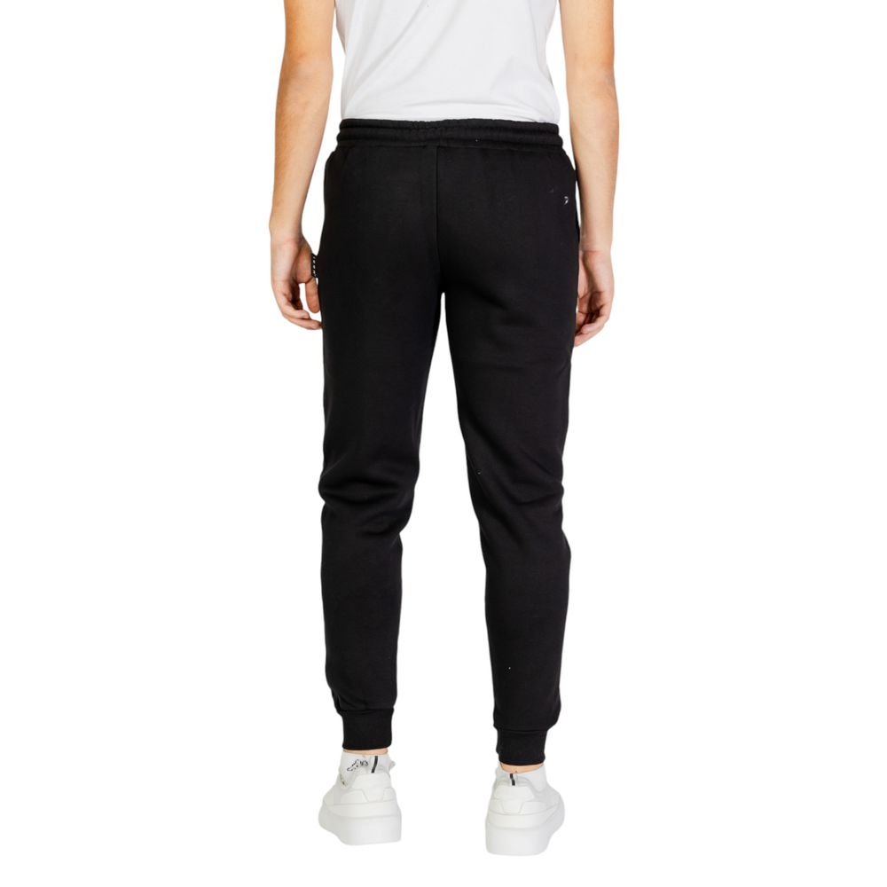 Icon Black Cotton Joggers (Workout Pants)