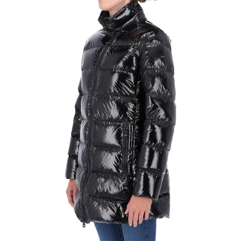Refrigiwear Black Polyester Jackets & Coat Refrigiwear Dark Slate Gray