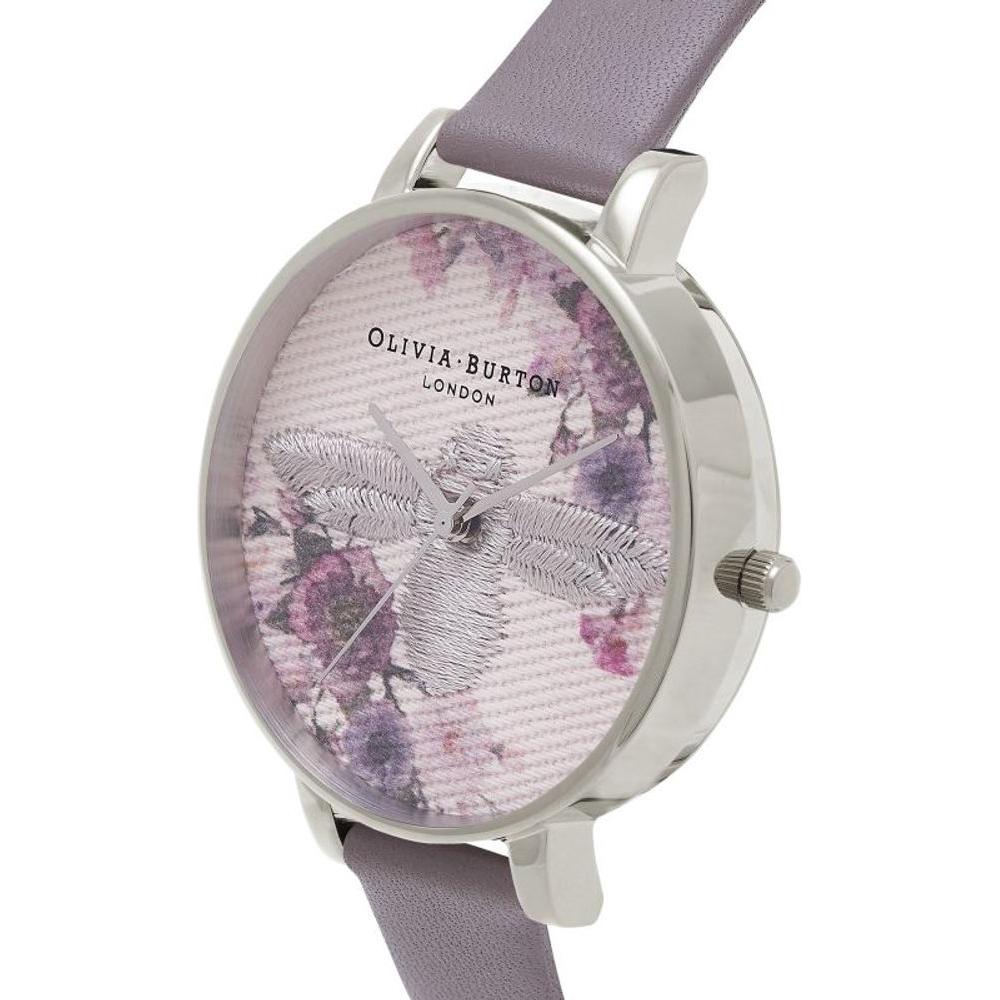 Olivia Burton Gray Leather Leather Watch Olivia Burton Gray