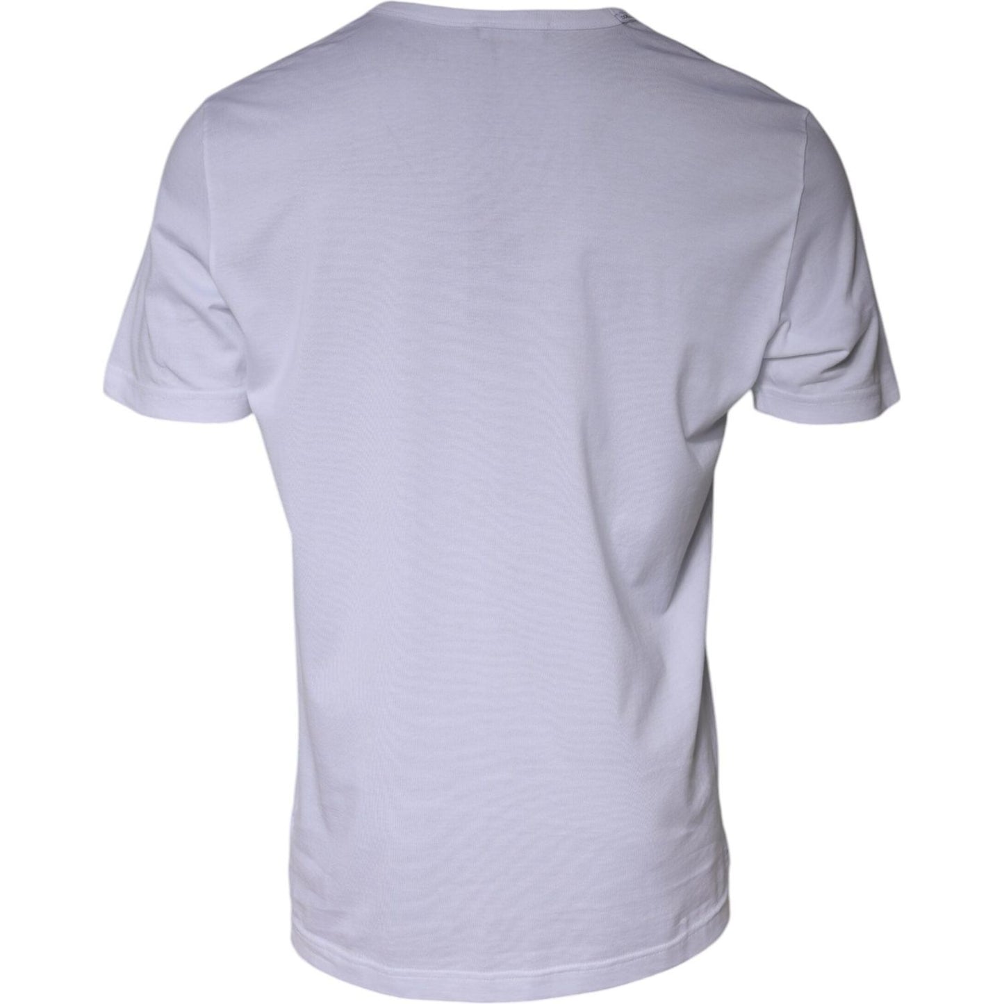 Dolce & Gabbana White Paradiso Cotton Shorts Sleeves T-shirt TSH84879-58