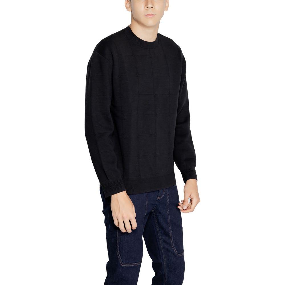 Armani Exchange Black Cotton T-Shirt Armani Exchange Black