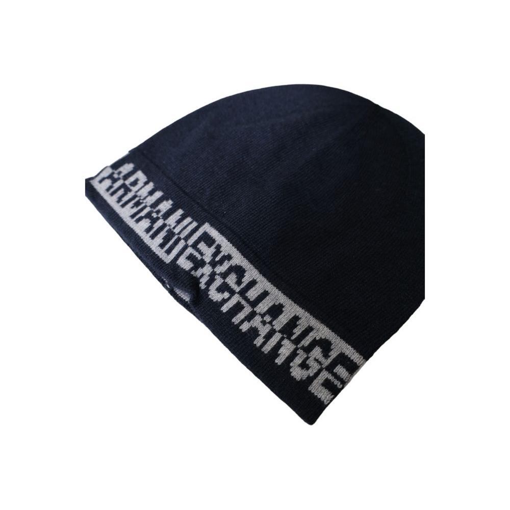 Armani Exchange Blue Polyamide Scarf Armani Exchange Black