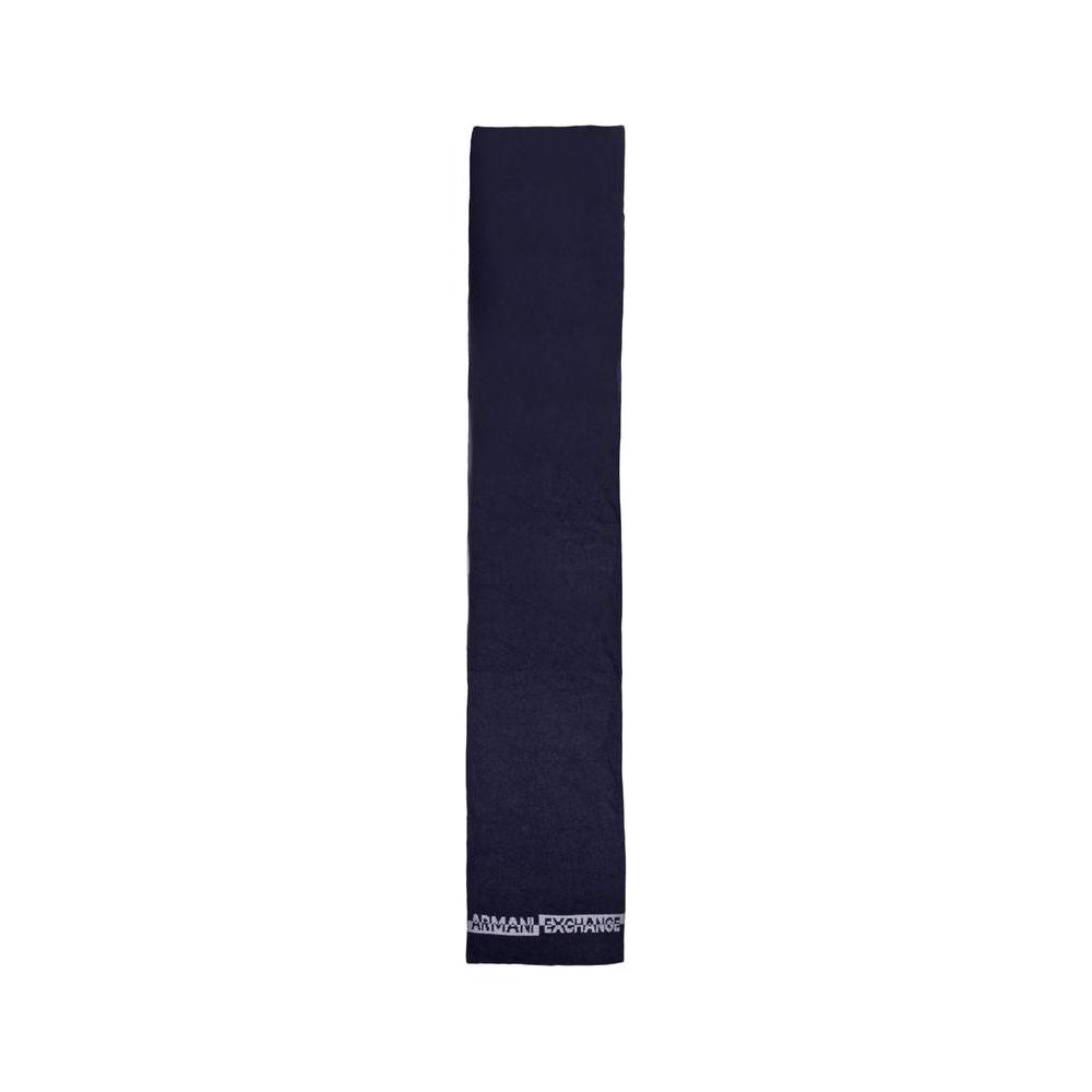 Armani Exchange Blue Polyamide Scarf Armani Exchange Dark Slate Gray