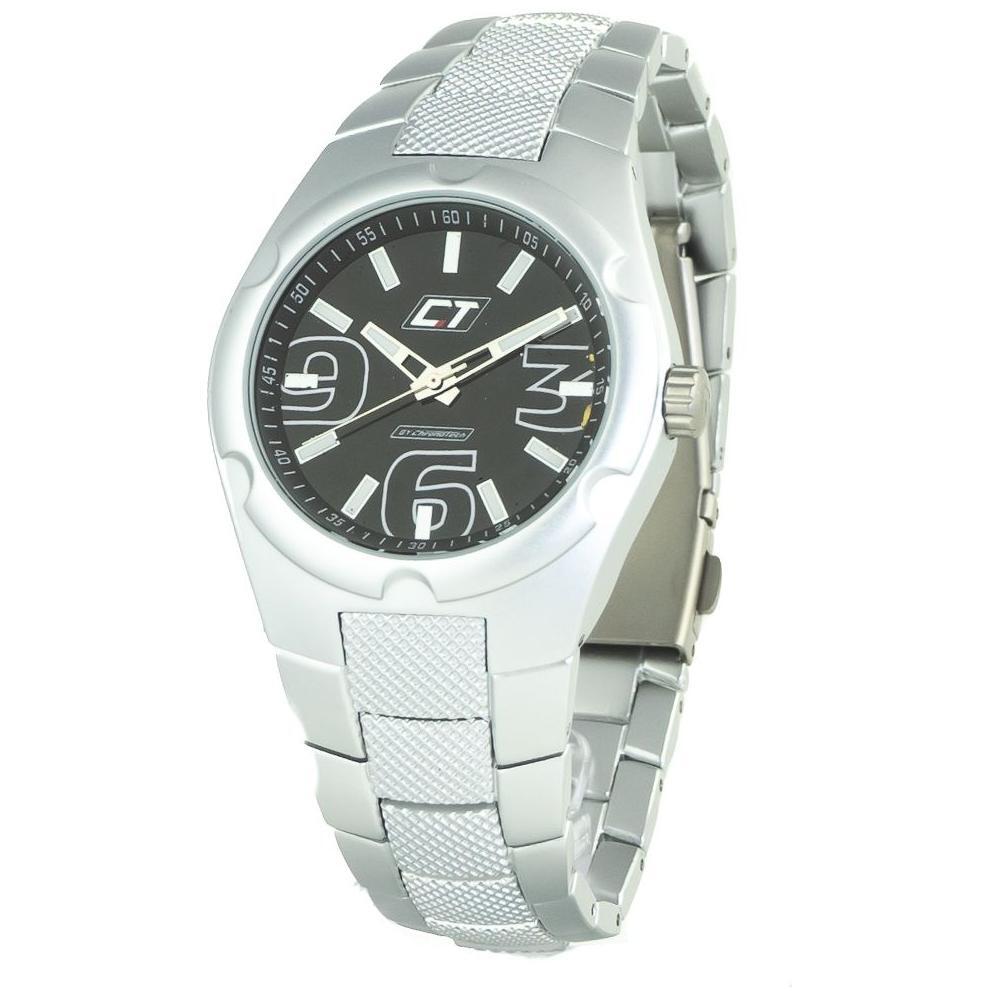 Chronotech Silver Stainless Steel Watch