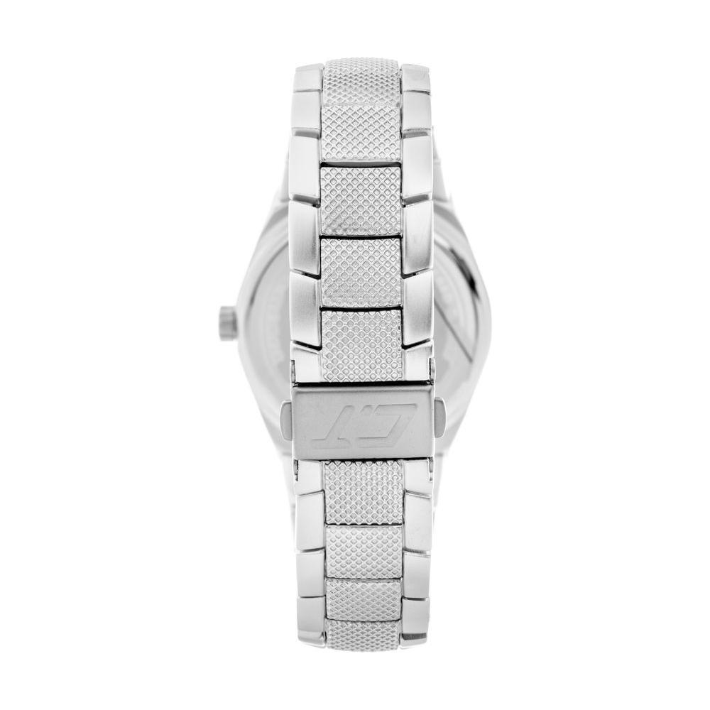 Chronotech Silver Stainless Steel Watch