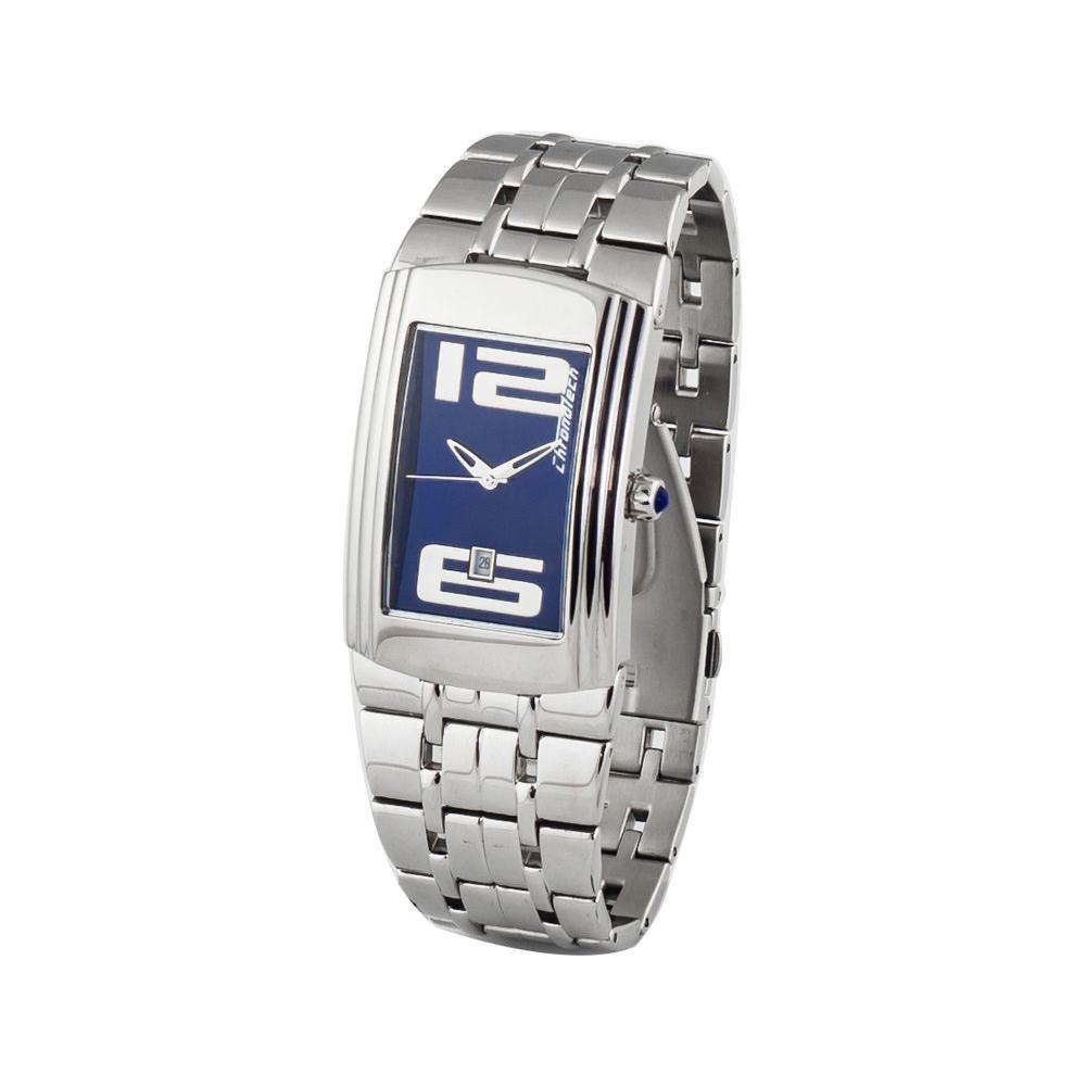 Chronotech Silver Stainless Steel Watch Chronotech Gray