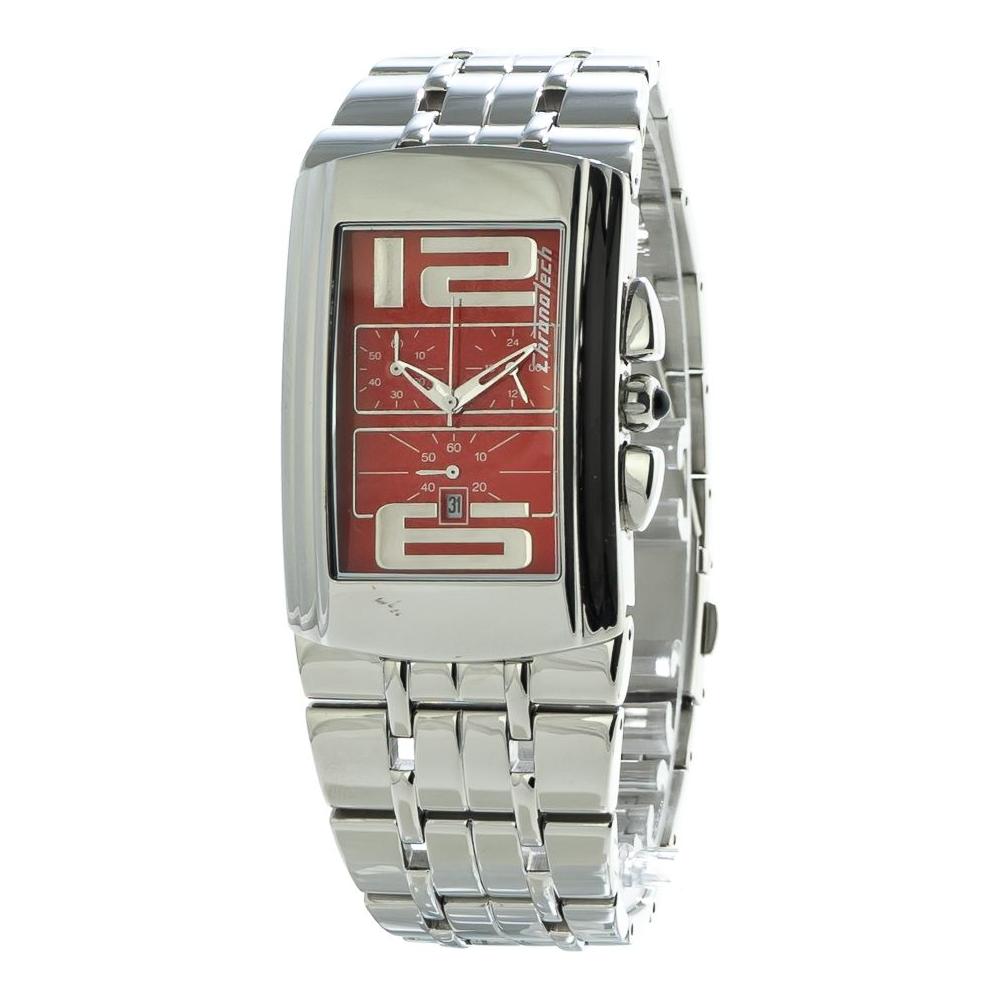 Chronotech Silver Steel Watch Chronotech Gray