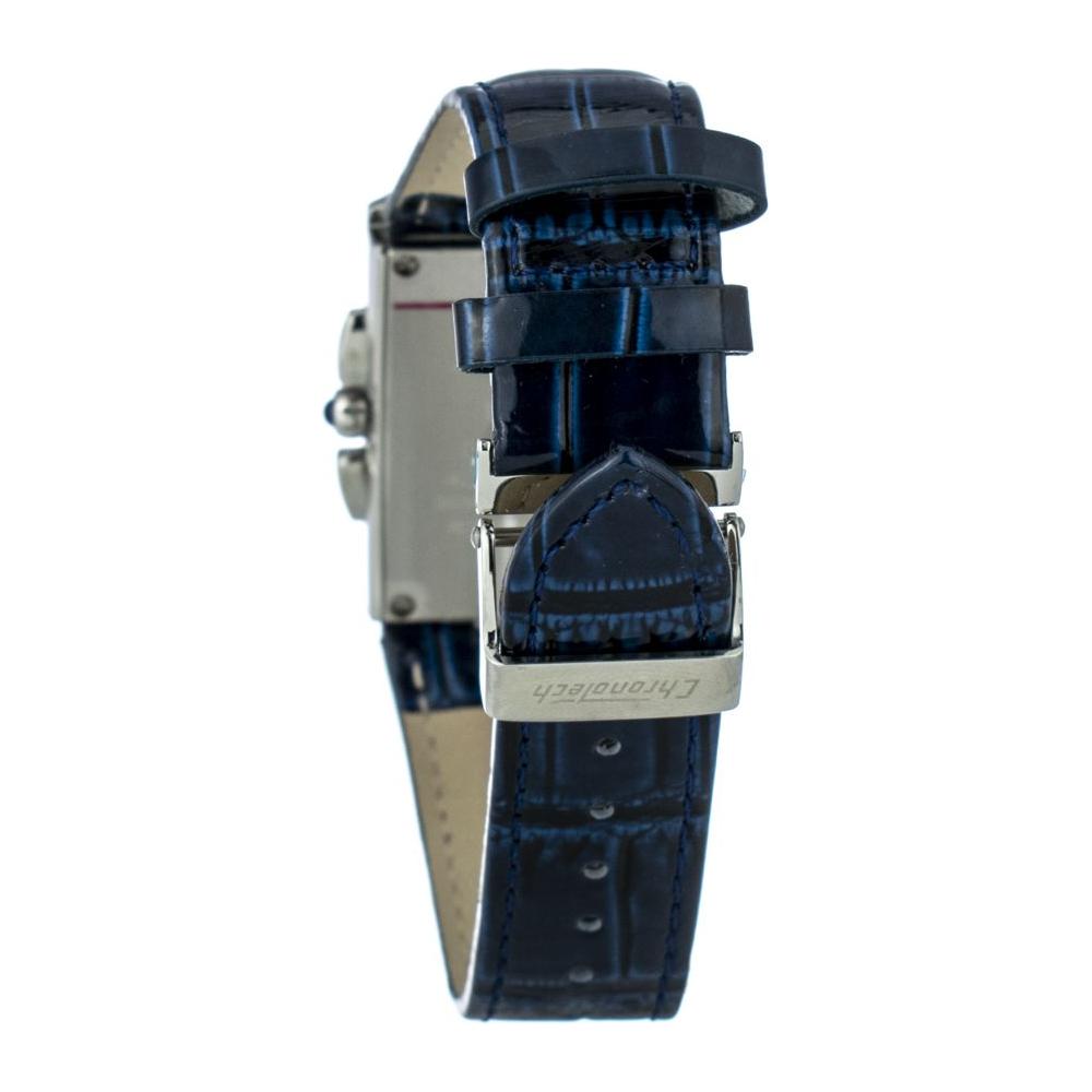 Chronotech Blue Leather Watch Chronotech Dark Slate Gray