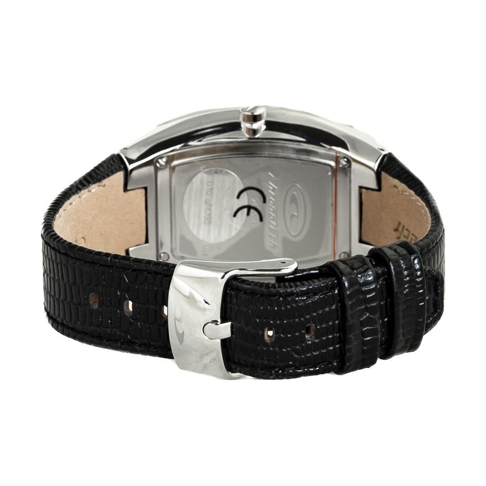 Chronotech Black Leather Watch Chronotech Black
