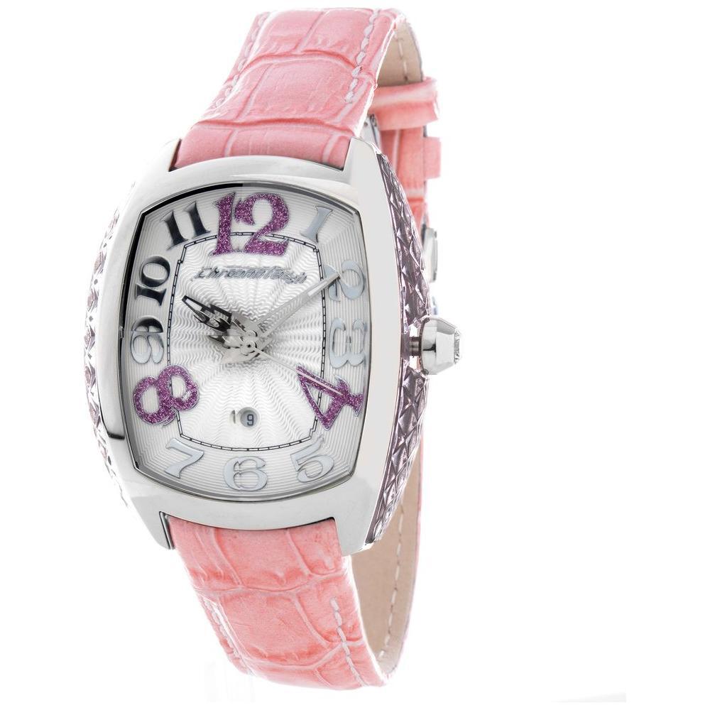 Chronotech Multicolor Leather Dress Watch