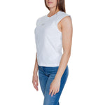 Calvin Klein Jeans White Cotton T-Shirt CA-14563900008-IT38|XS