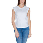 Calvin Klein Jeans White Cotton T-Shirt CA-14563900008-IT38|XS