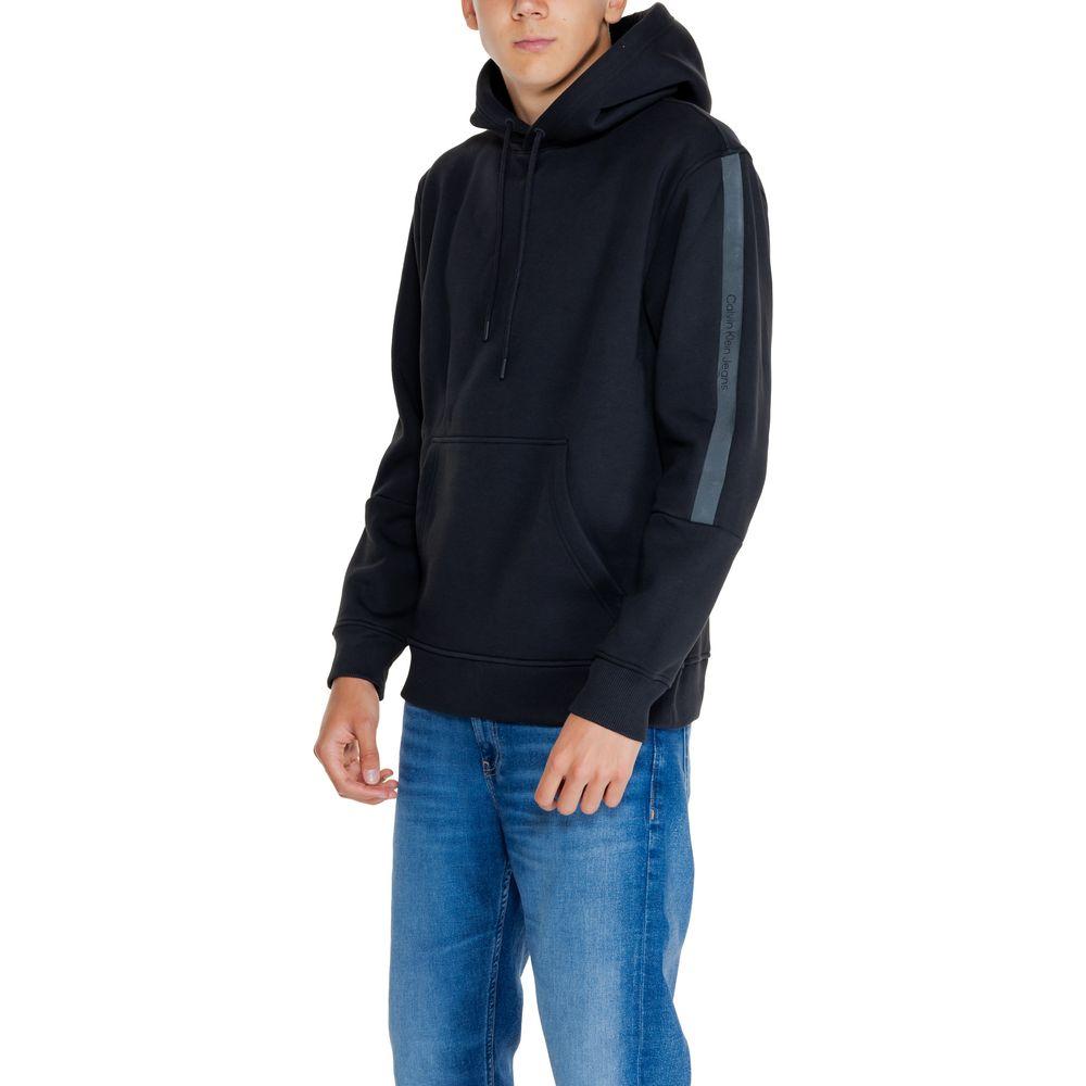 Calvin Klein Jeans Black Cotton Sweater Calvin Klein Jeans Black