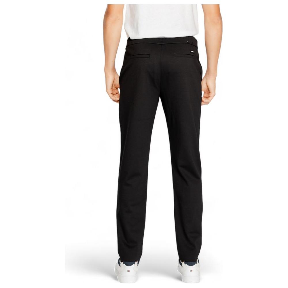 Calvin Klein Black Polyester Polyester Jeans & Pant Calvin Klein Light Gray