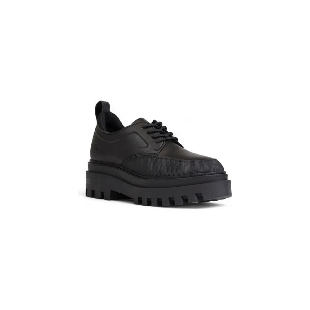 Calvin Klein Jeans Black Polyethylene Flat Shoe Calvin Klein Jeans Dark Slate Gray