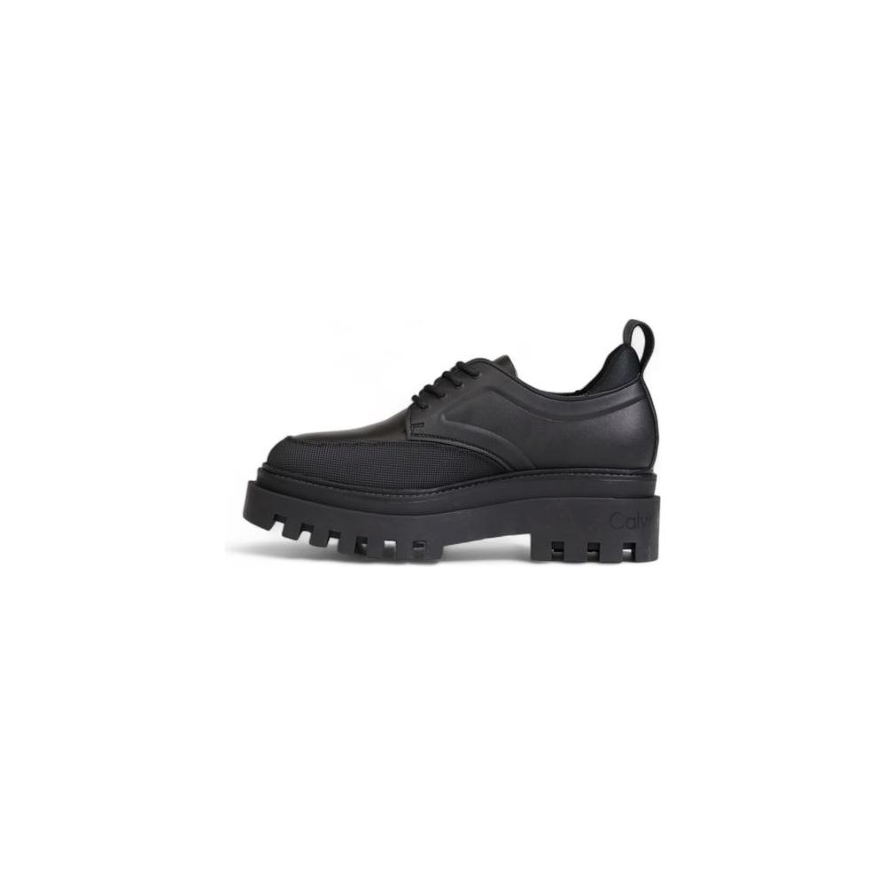 Calvin Klein Jeans Black Polyethylene Flat Shoe Calvin Klein Jeans Dark Slate Gray
