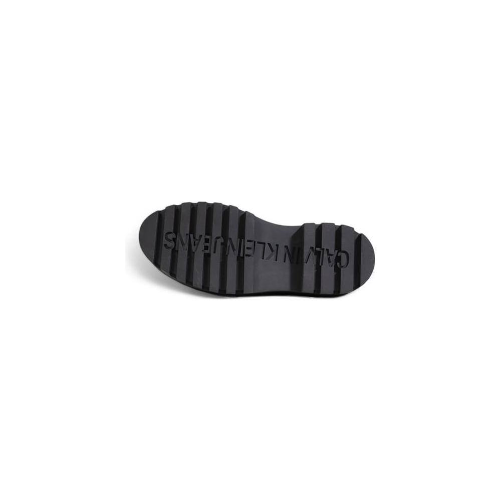 Calvin Klein Jeans Black Polyethylene Flat Shoe Calvin Klein Jeans Dark Slate Gray