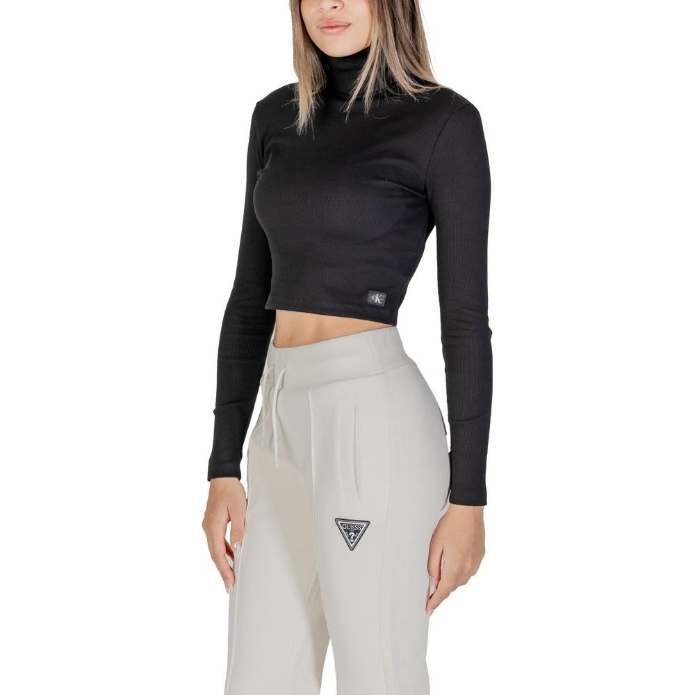 Calvin Klein Jeans Black Cotton Tops & T-Shirt Calvin Klein Jeans Gray