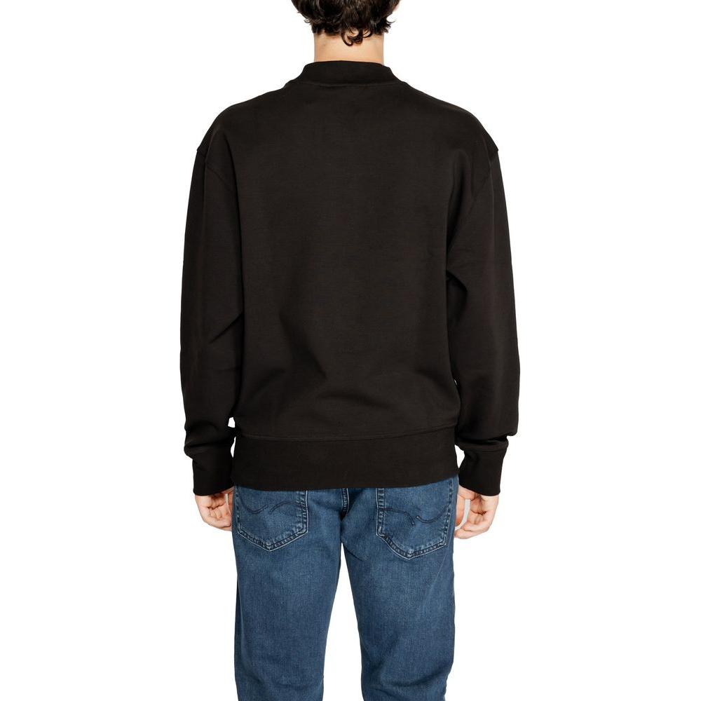 Calvin Klein Jeans Black Recycled Cotton Sweater Calvin Klein Jeans Dark Slate Gray