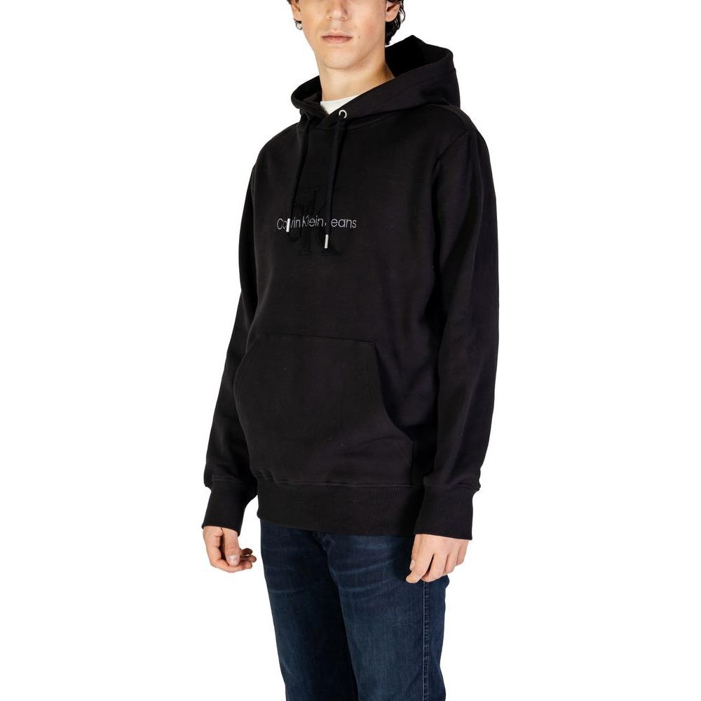 Calvin Klein Jeans Black Cotton Sweater Calvin Klein Jeans Black