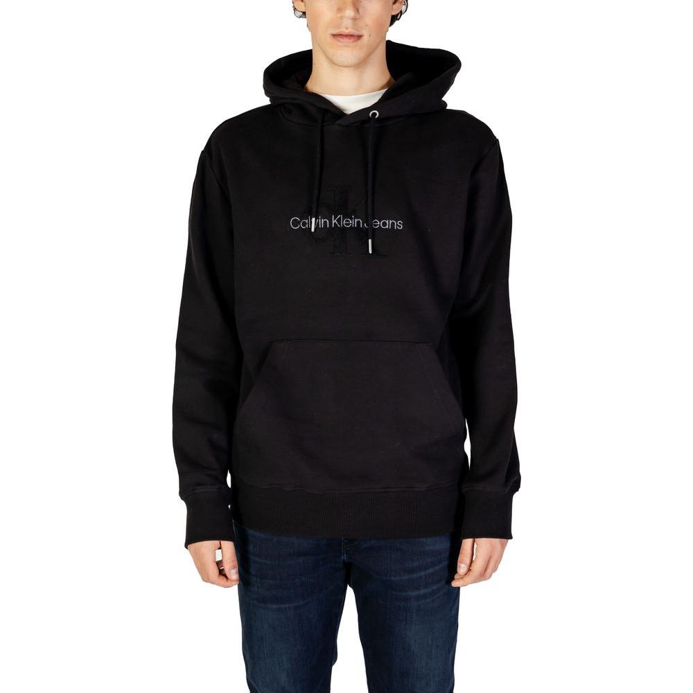 Calvin Klein Jeans Black Cotton Sweater Calvin Klein Jeans Black