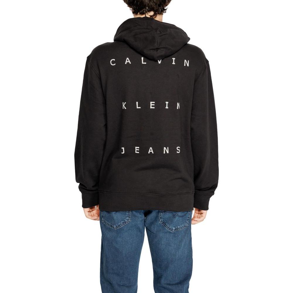 Calvin Klein Jeans Black Recycled Cotton Sweater Calvin Klein Jeans Dark Slate Gray