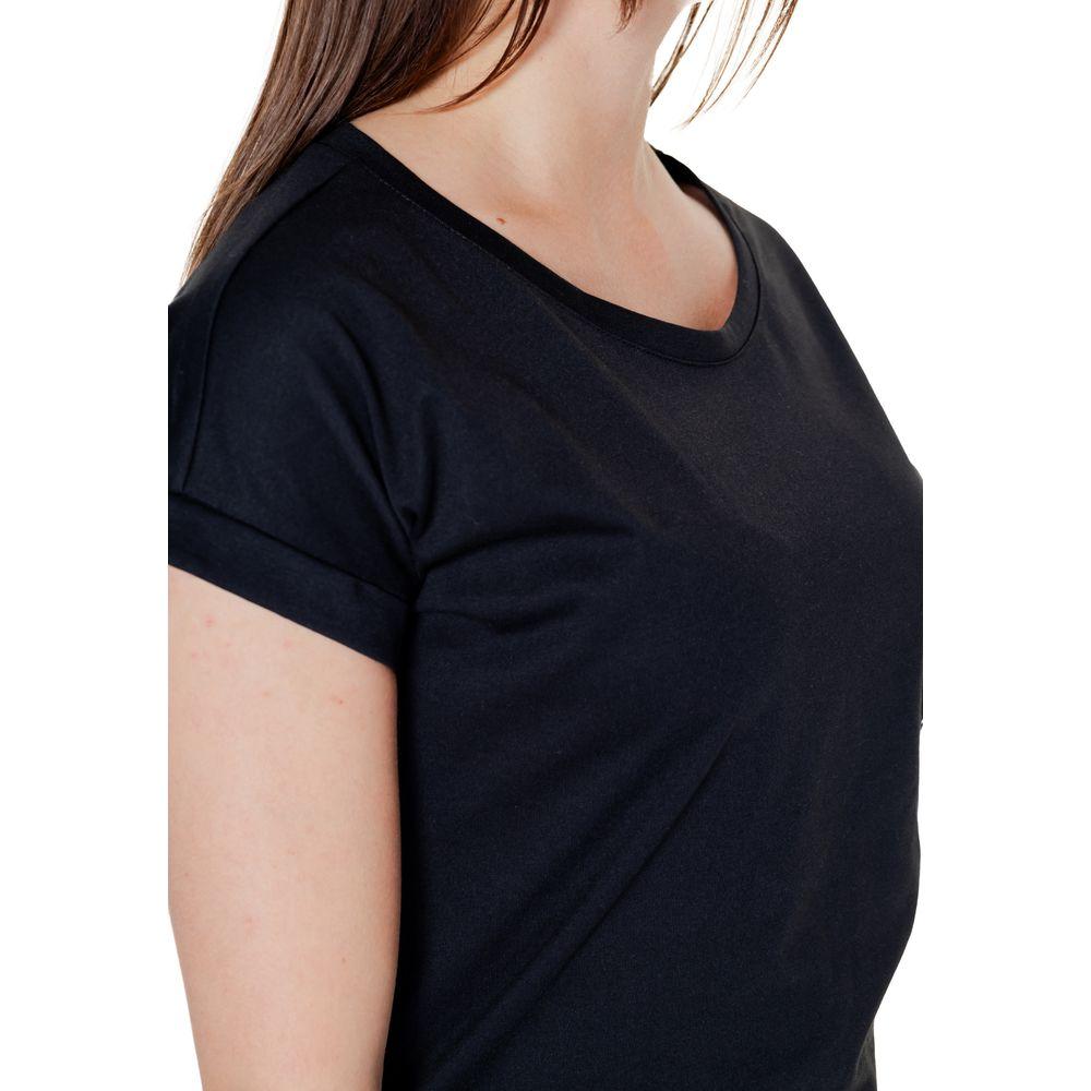 Vila Clothes Black Cotton Tops & T-Shirt Vila Clothes Black