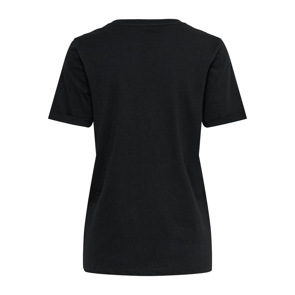 Only Black Cotton Tops & T-Shirt Only Black