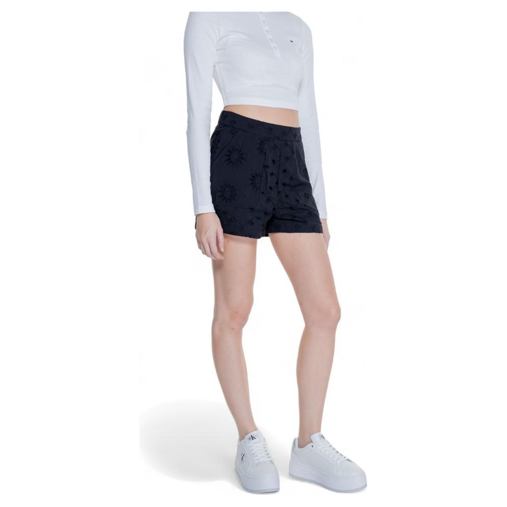 Only Black Cotton Short Only Light Gray