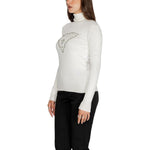 Guess White Viscose Turtleneck GU-14687900008-IT38|XS